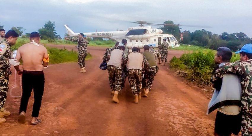 SLAF Crew Evacuates Wounded Under Fire in Zemio